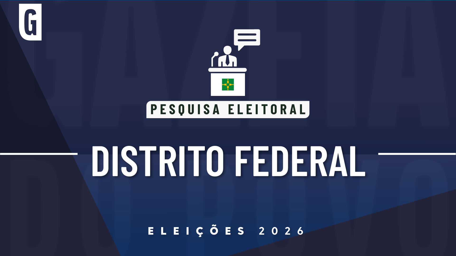 Real Time Big Data entrevistou 1.600 pessoas no Distrito Federal.
