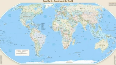 IBGE disponibiliza em sua loja e exalta mapa-múndi chamado de “ideológico” pelos EUA