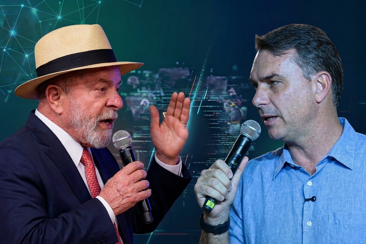Crise no STF reorganiza debate digital entre Lula e Flávio Bolsonaro