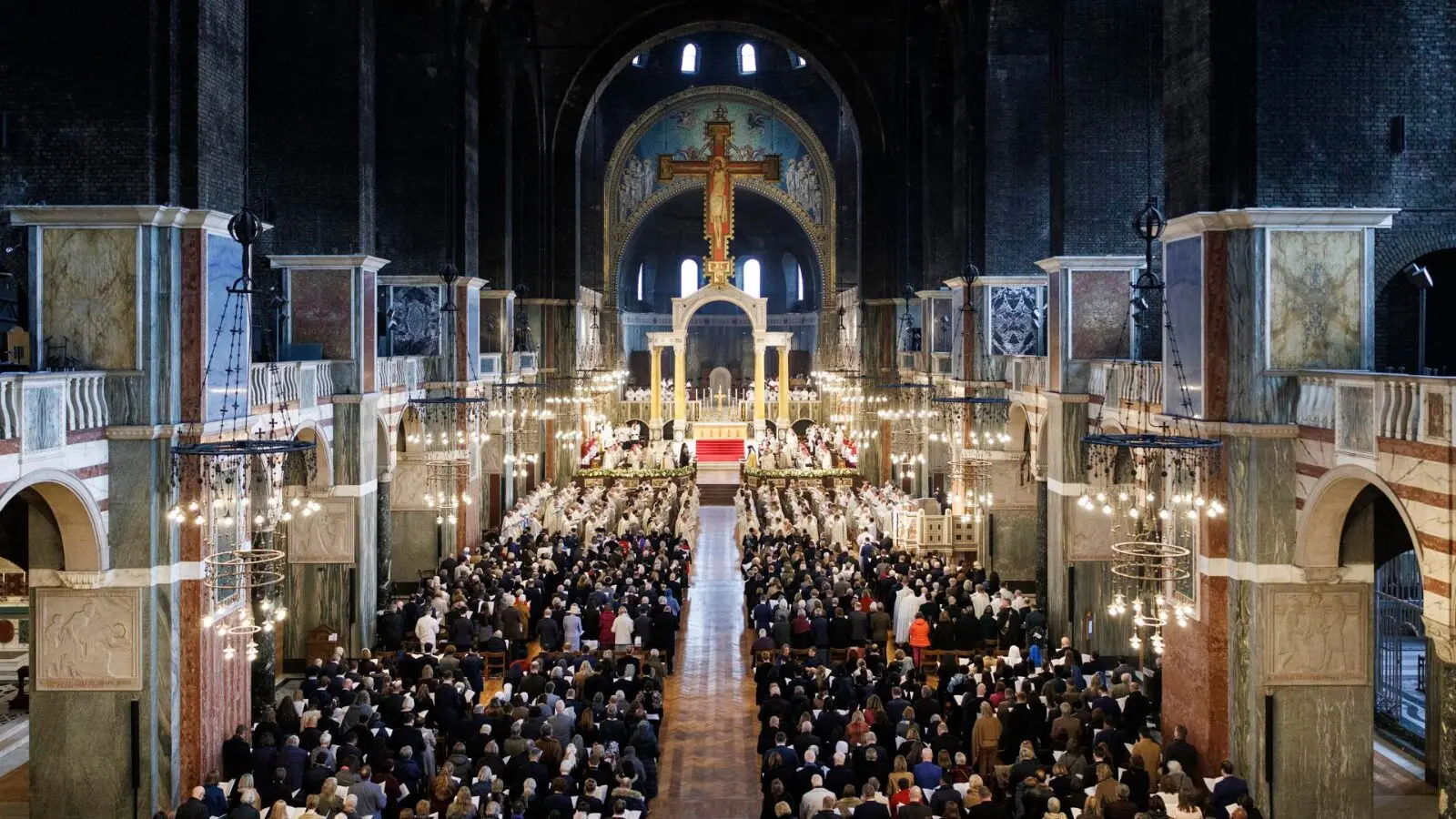Missa na Catedral de Westminster, em Londres, em fevereiro deste ano.