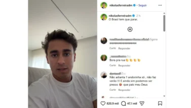 O parlamentar convoca brasileiros a irem às ruas sem carros de som ou bandeiras de candidatos: “Só um telão e a indignação das pessoas”.