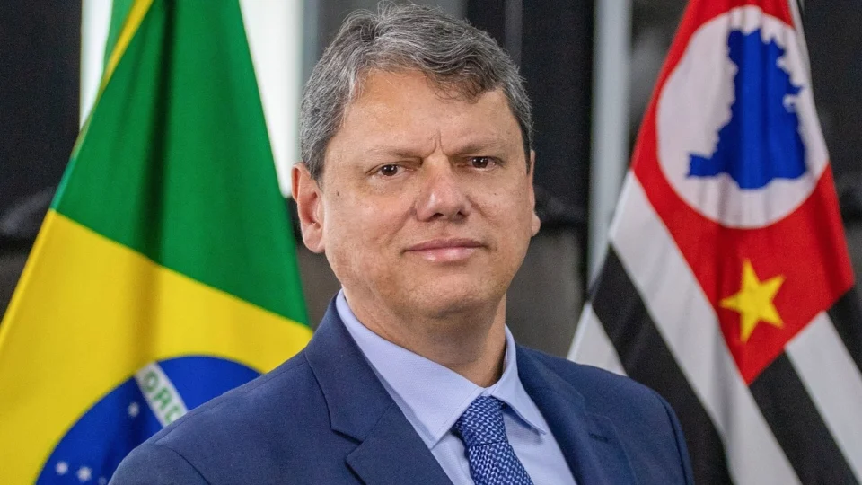 Tarcísio, atual governador de São Paulo.