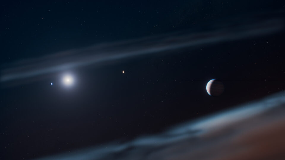 Beta Pictoris d: planeta ficou escondido por anos até ser revelado pelo telescópio James Webb