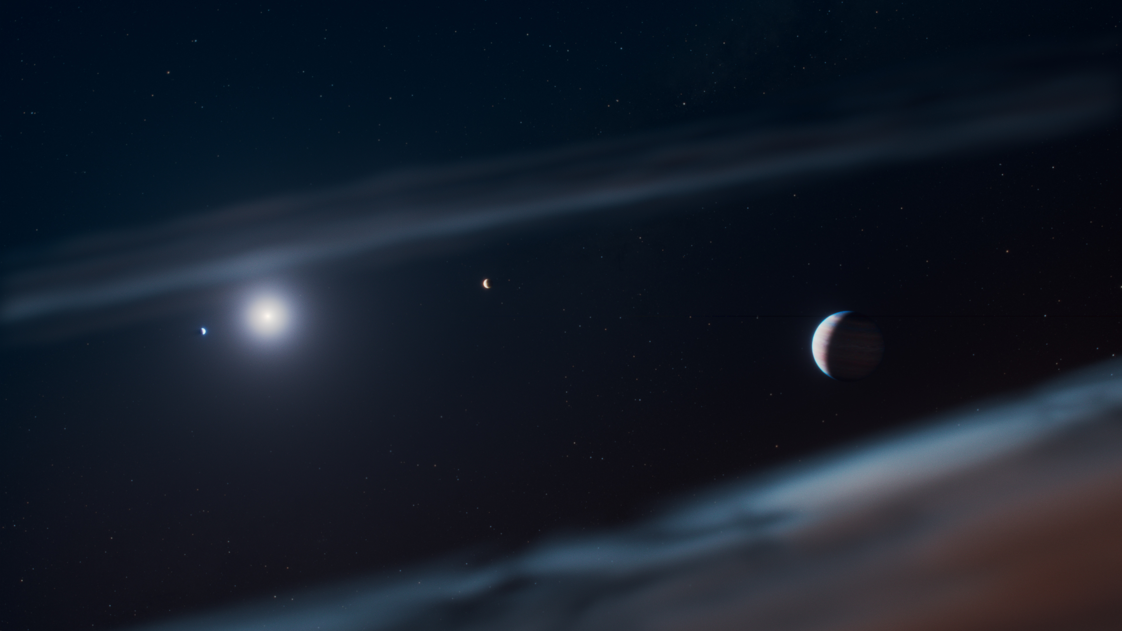 Beta Pictoris d: planeta ficou escondido por anos até ser revelado pelo telescópio James Webb