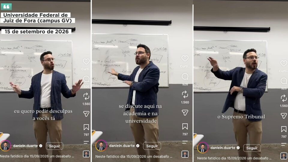 “Me sinto um palhaço dando aula de processo penal nesse país”, diz professor após sessão do STF