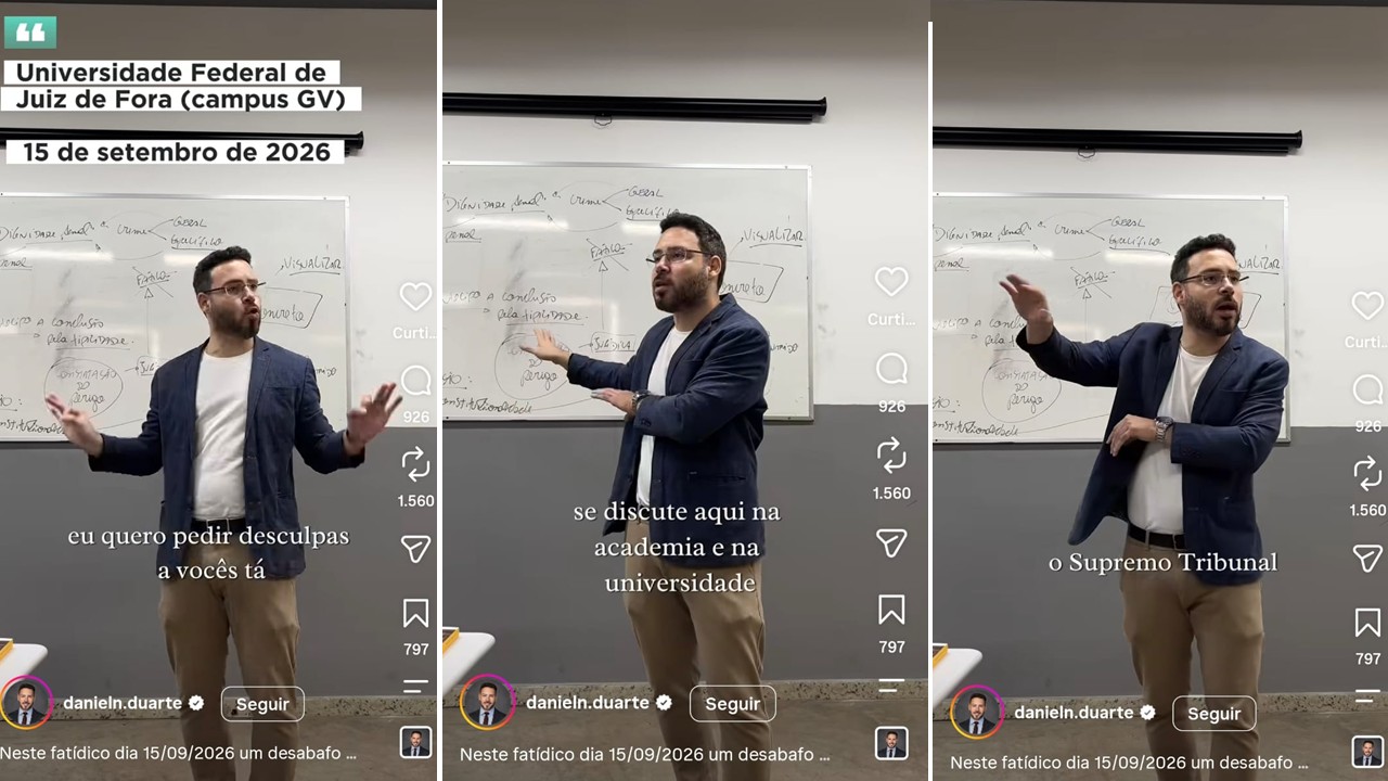 “Me sinto um palhaço dando aula de processo penal nesse país”, diz professor após sessão do STF