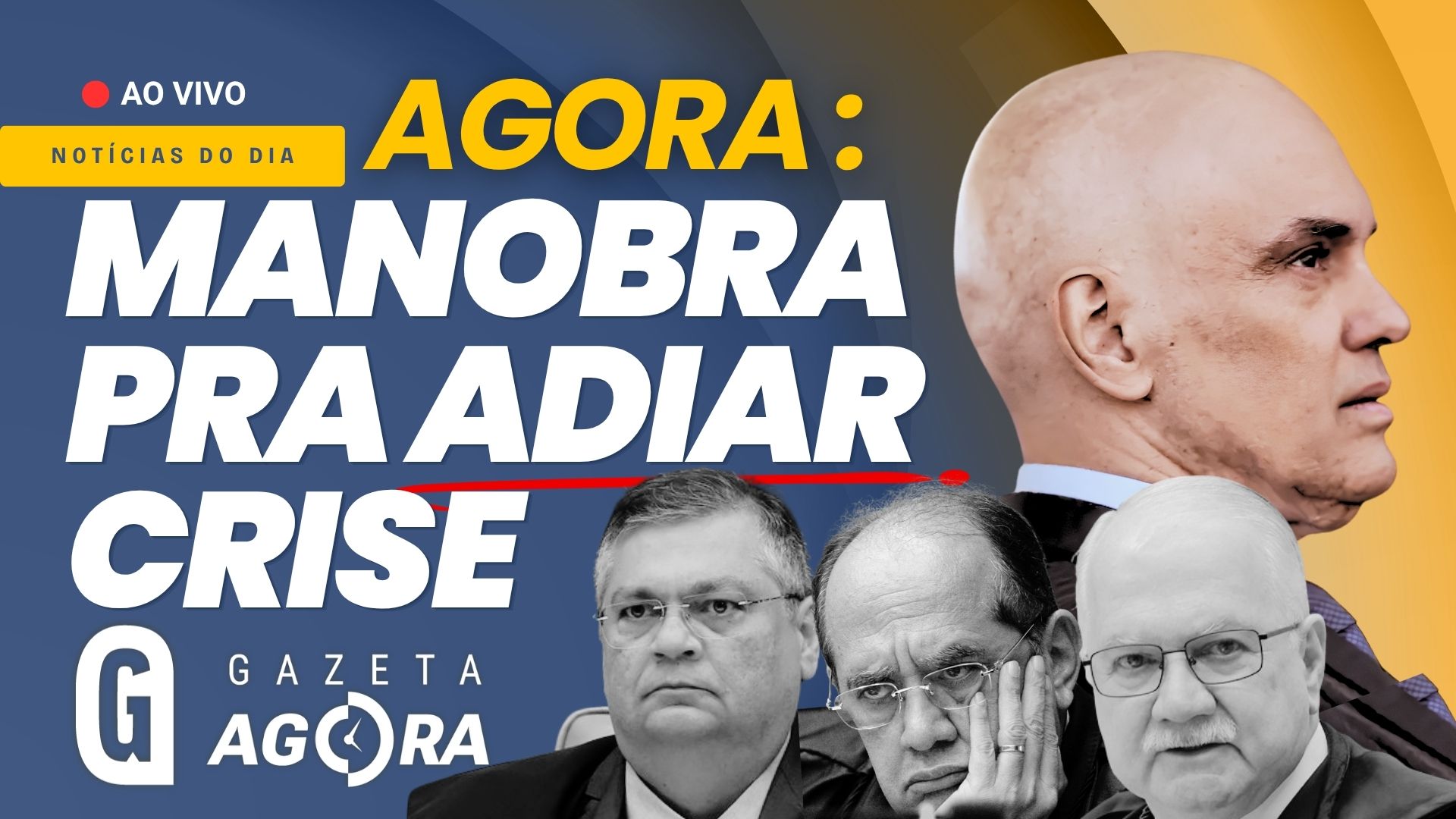 Gazeta Agora: Fachin cede à pressão e trava processo de Moraes contra Mendonça no STF