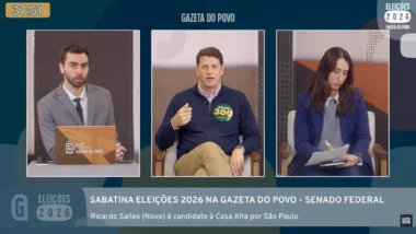 Entrevista de candidato ao Senado Ricardo Salles.
