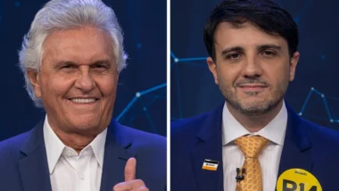 Renan Santos e Ronaldo Caiado não participam de debate presidencial nesta sexta-feira (18).