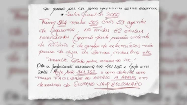 Habeas corpus manuscrito lembra salve geral de 2006 e cita Bolsonaro.