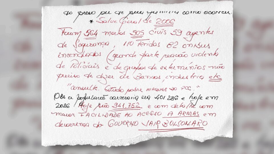 Pastor pede a Fachin que esconda Marcola e Beira-Mar da CIA e vê risco de 'salve geral'