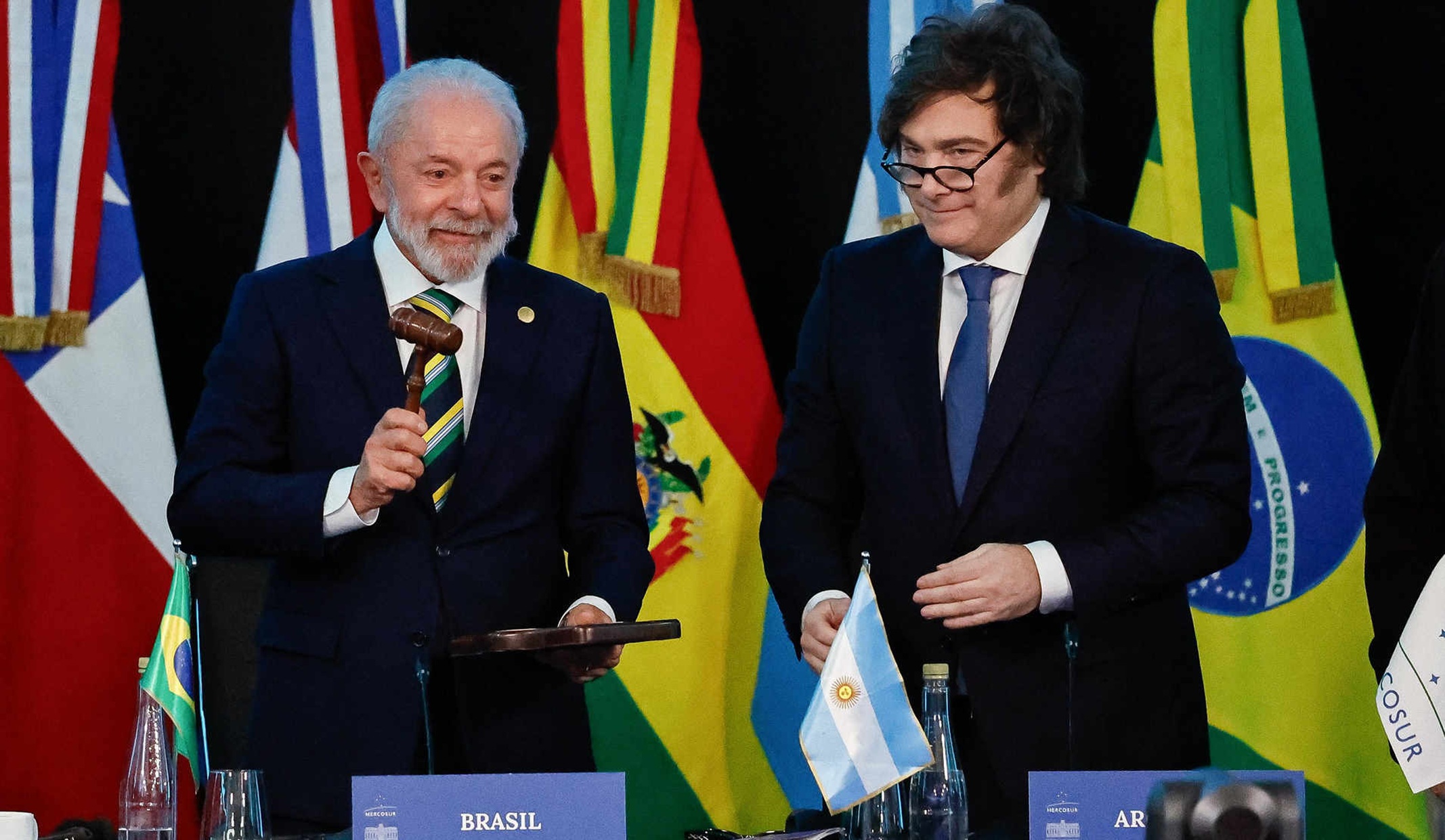Presidentes do Brasil e Argentina, Lula e Javier Milei