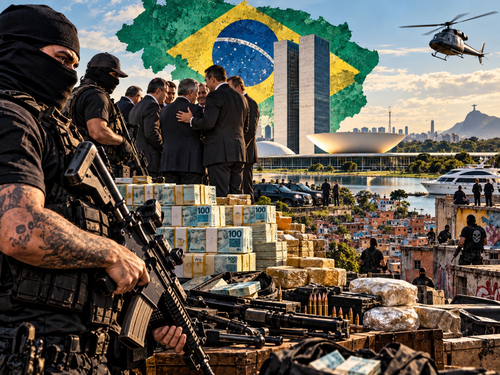 Brasil, a república das facções: país já opera como um narcoestado