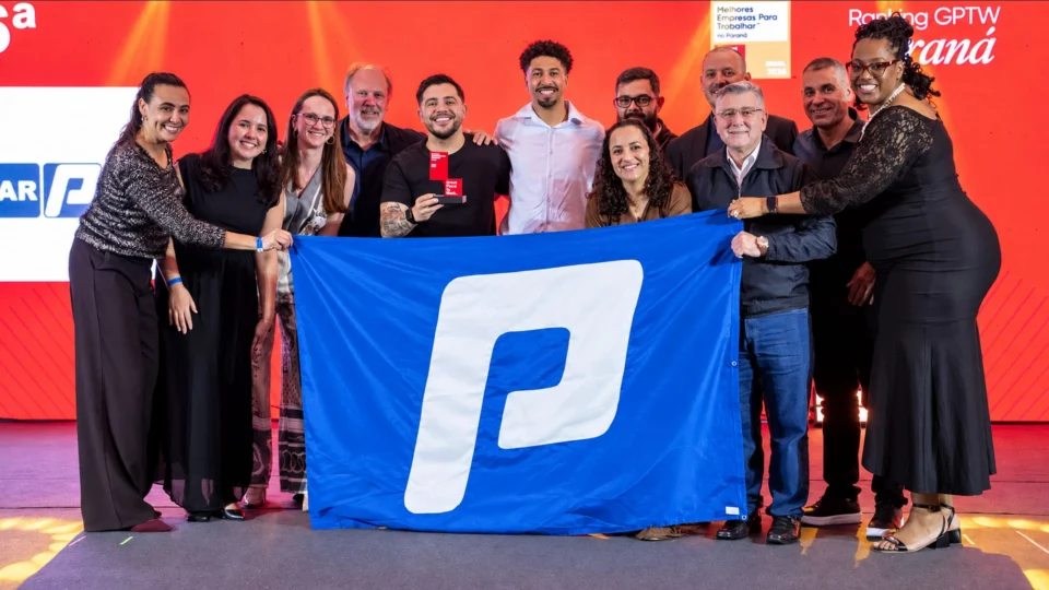 Representantes da Perfipar durante a cerimônia do GPTW Paraná 2026, realizada em Curitiba.