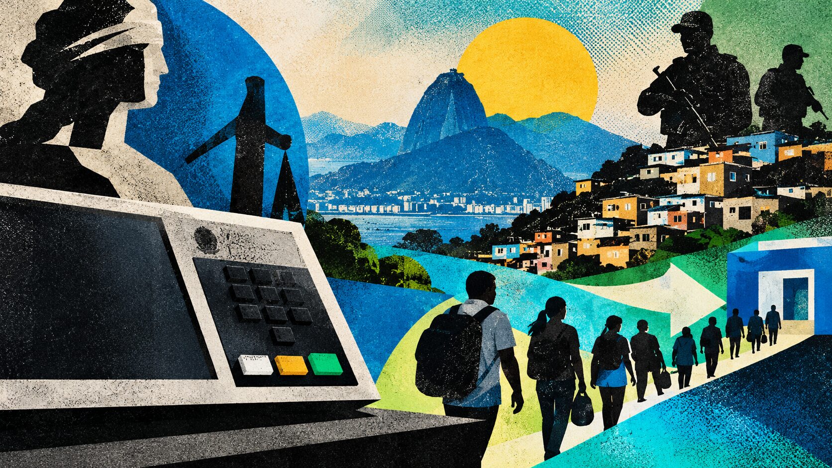 Justiça altera local de votação a milhares de eleitores para tentar conter influência de facções e milícias