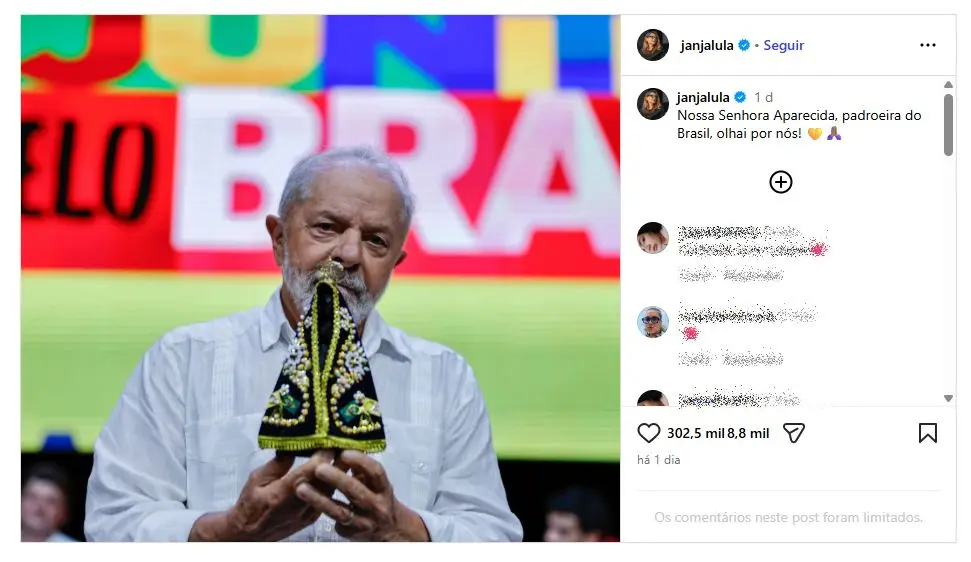 Campanha de Flávio Bolsonaro realizou live com representantes de diferentes tradições religiosas em meio à crise provocada por fake news sobre Nossa Senhora Aparecida.
