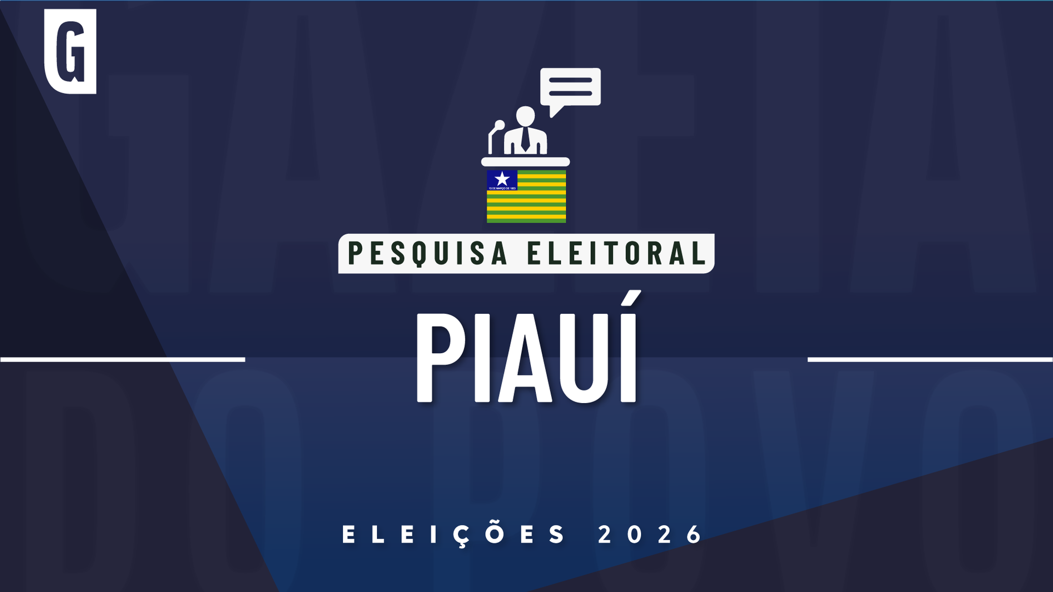 Datafolha ouviu 1.564 eleitores do Piauí.