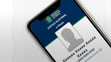 E-título, o título de eleitor digital, que pode ser utilizado nas Eleições 2026.