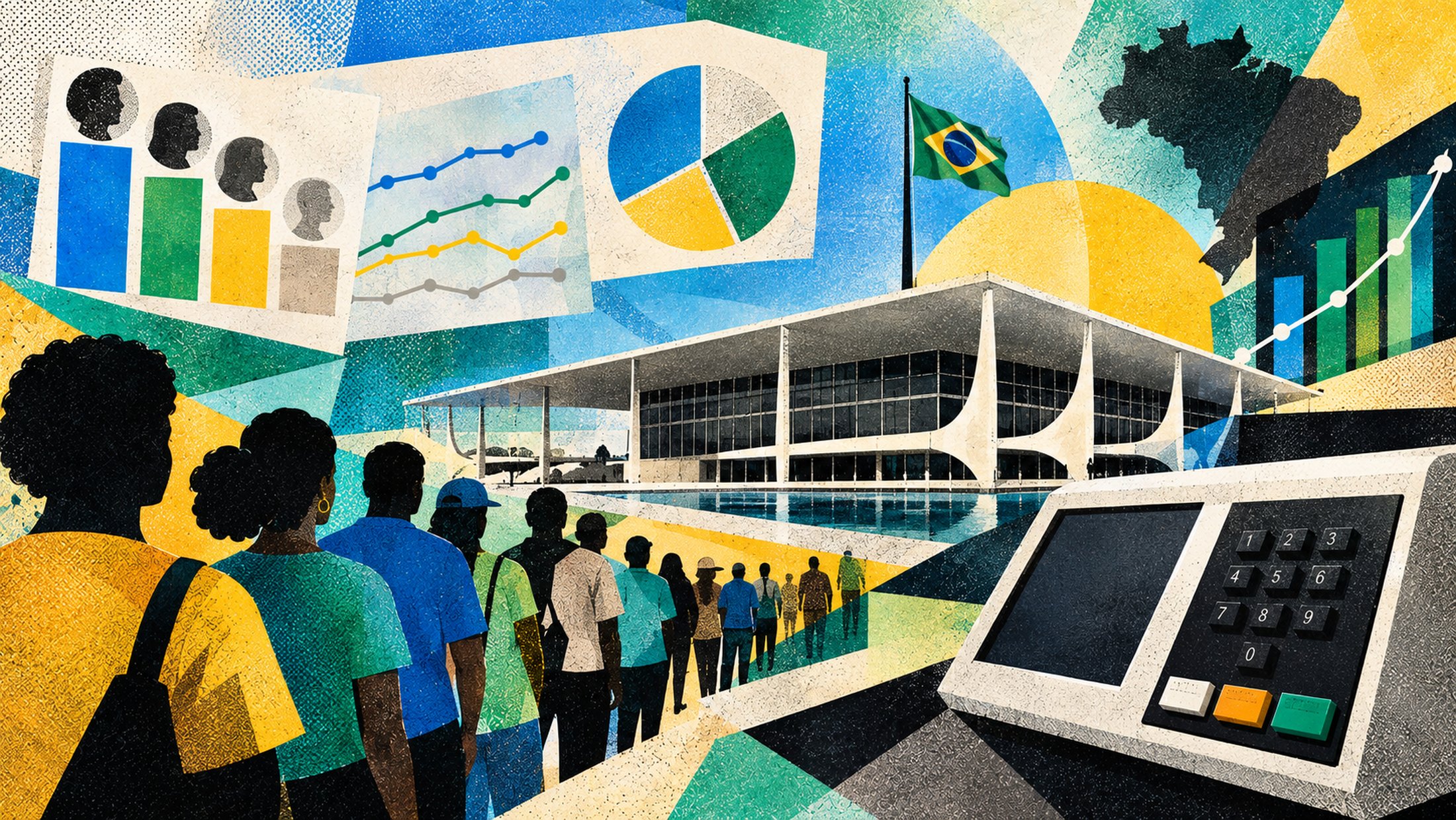 O que diziam as pesquisas na semana do 1º turno em 2022. E o que apontam agora