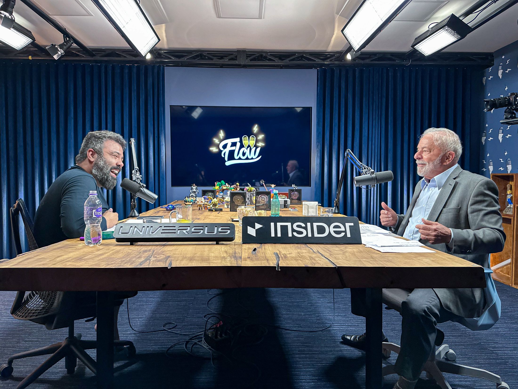 Lula confirma entrevista ao podcast Flow no mesmo horário do debate da Globo