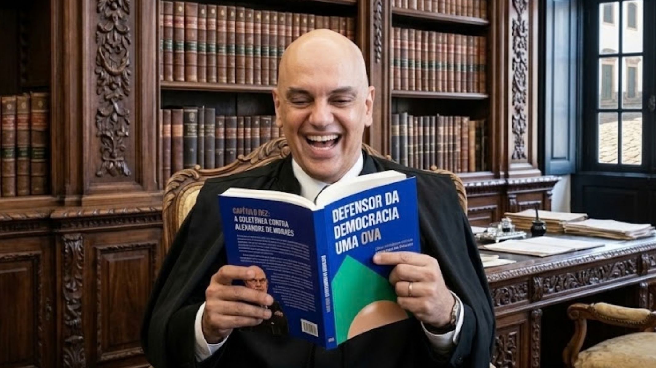Até o Alexandre de Moraes riu!