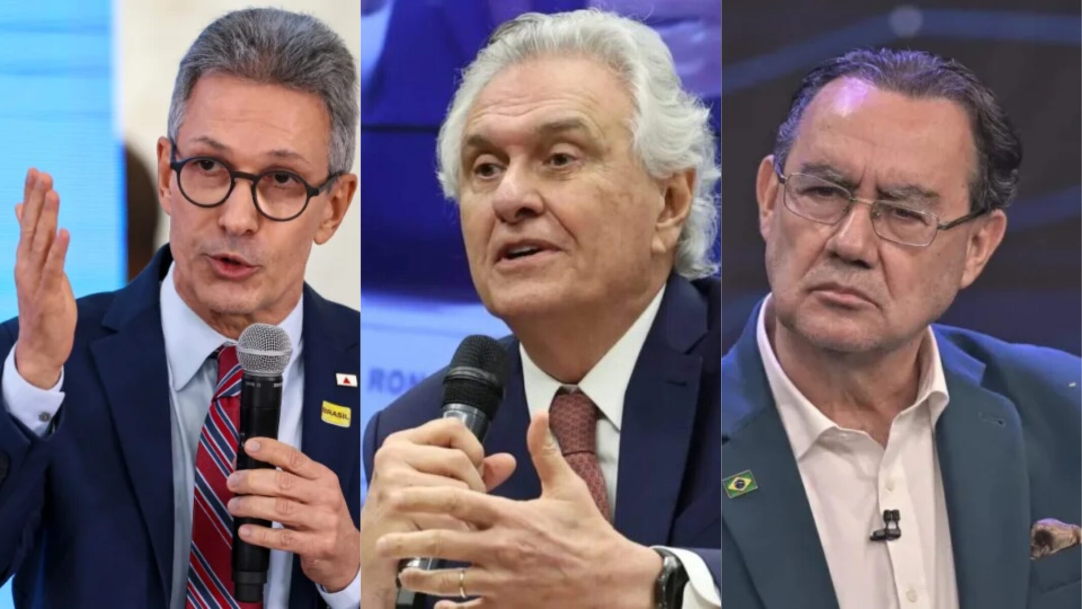 Zema, Caiado e Cury falam em “colapso da democracia” após cancelamento de debate