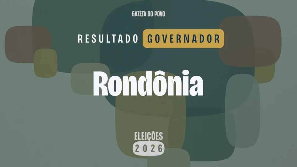 resultado primeiro turno eleições 2026 governador Rondônia