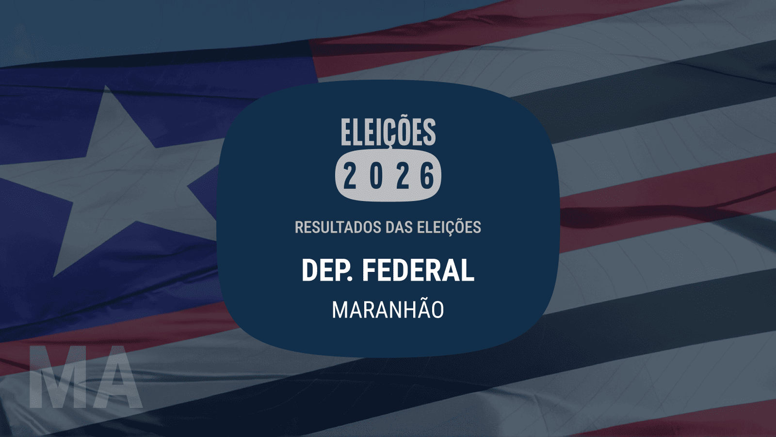 Lista dos deputados federais eleitos no Maranhão nas eleições 2026