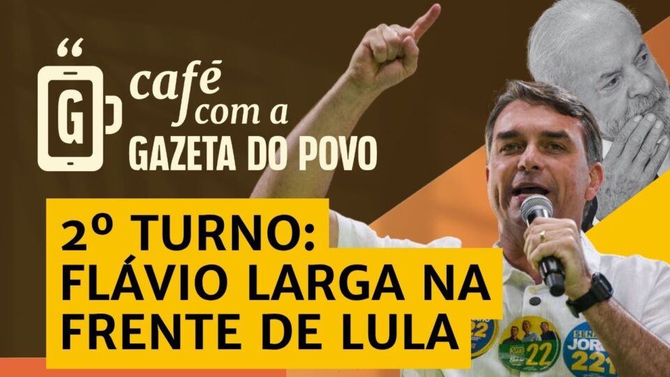 Flávio Bolsonaro lidera o primeiro turno e disputa segundo turno com Lula