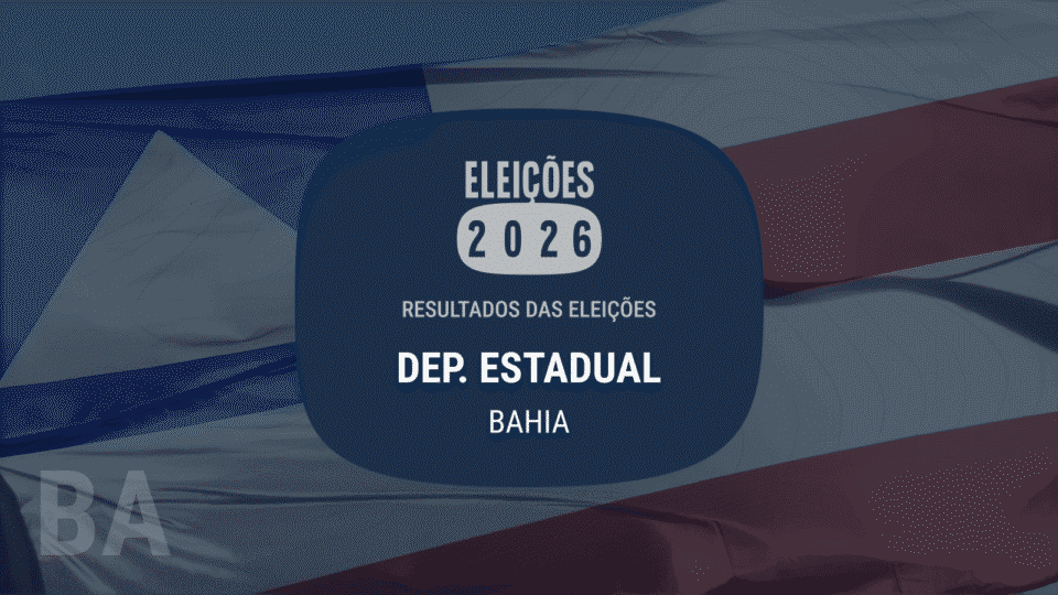 Lista dos deputados estaduais eleitos na Bahia nas eleições 2026