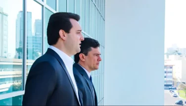 Ratinho Júnior e Sergio Moro