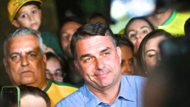 O senador Flávio Bolsonaro (PL)