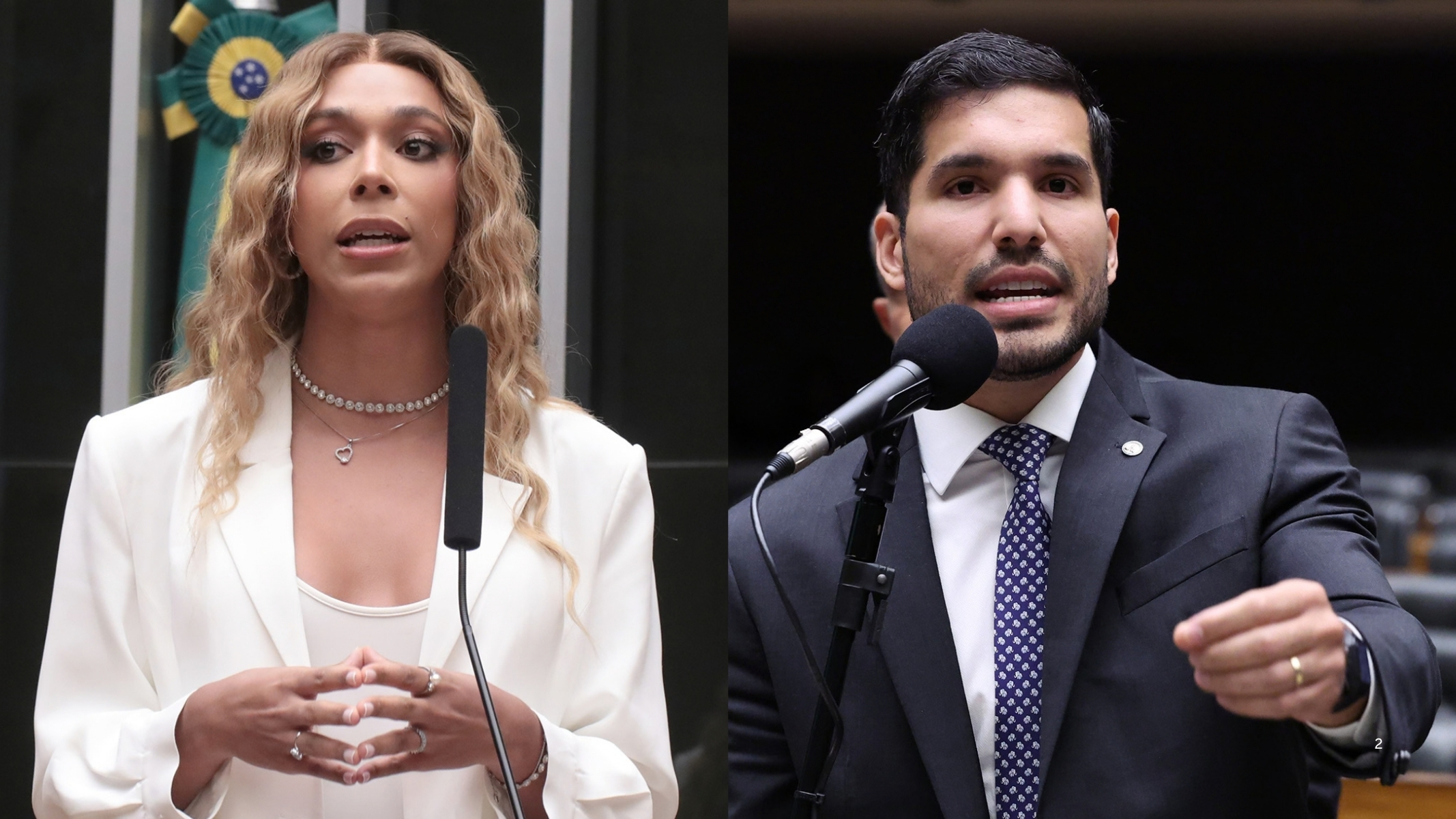 Juiz condena André Fernandes a pagar R$ 50 mil a Erika Hilton por menções no masculino