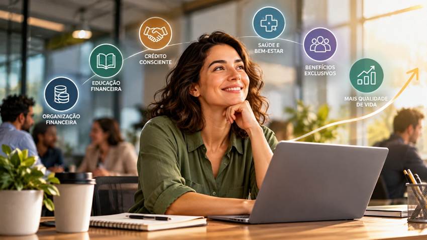 Bem-estar financeiro ganha espaço nas estratégias corporativas ao lado de benefícios voltados à saúde, educação e qualidade de vida dos colaboradores.