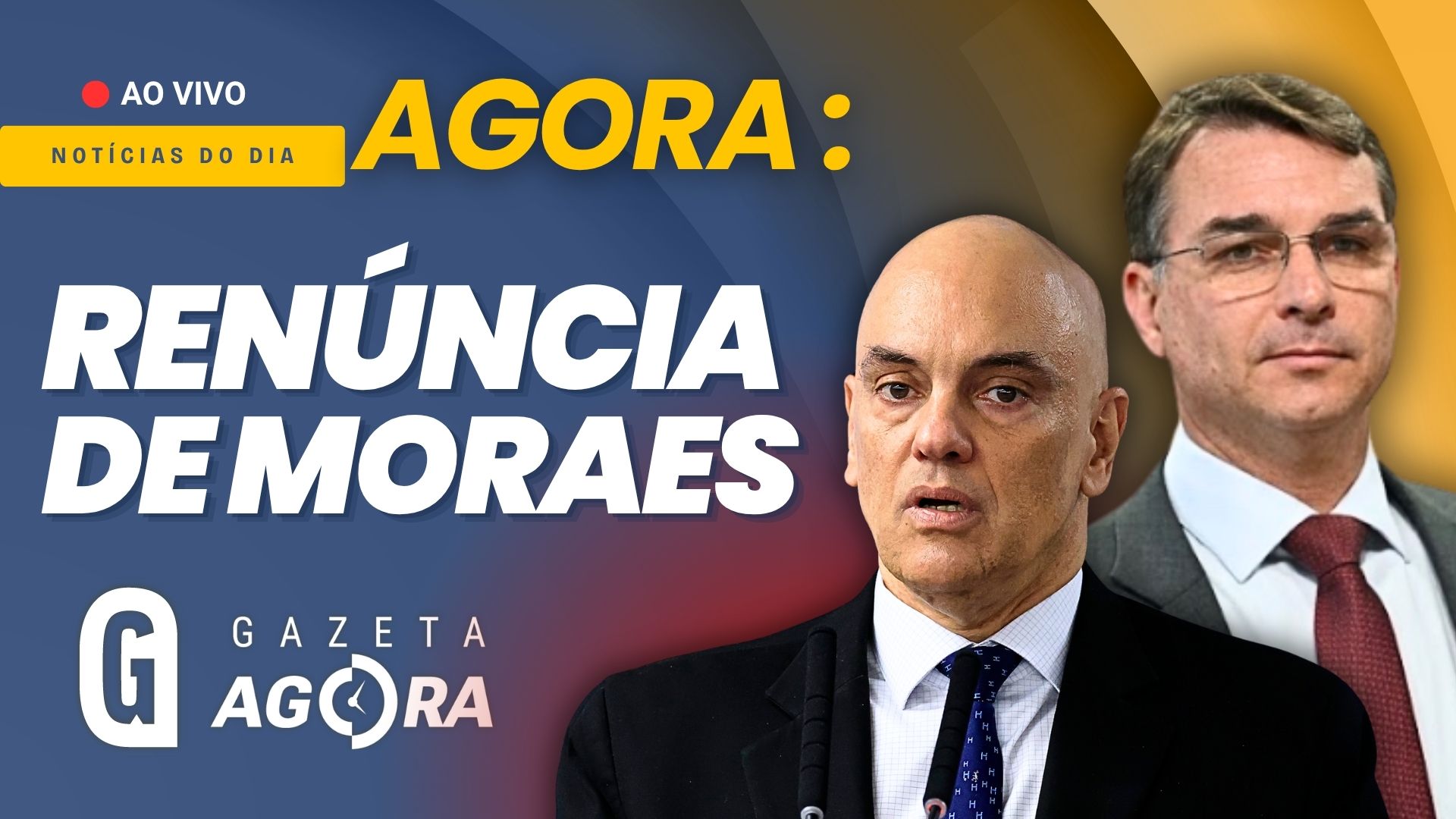 Gazeta Agora: Flávio Bolsonaro ataca Moraes e pede renúncia dele após decisão sobre Eduardo