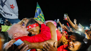 Lula em evento de campanha em Teresina (PI).