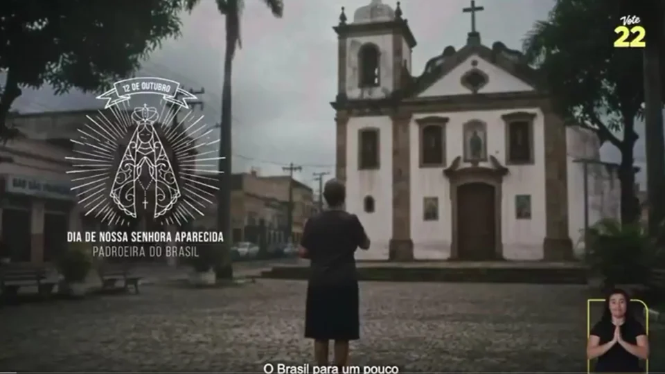 programa Flávio Bolsonaro sem som