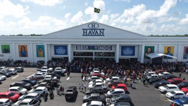 Fachada de uma loja Havan, que lidera o ranking das varejistas catarinenses