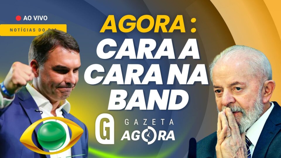 Gazeta Agora: após recuar, Flávio Bolsonaro confirma debate com Lula na Band