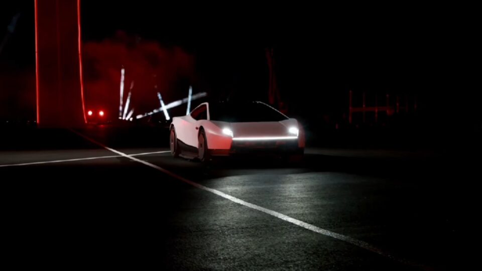Musk apresenta “carro voador” da Tesla que gira no ar e anda de cabeça para baixo