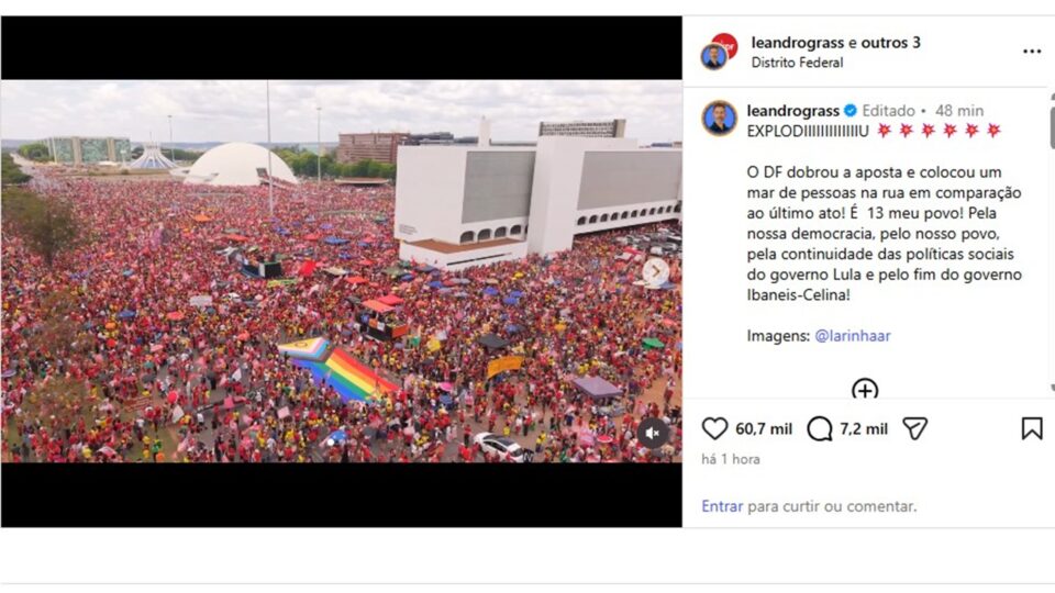 Em tentativa de virada, PT realiza manifestações e shows de artistas