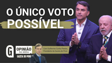 opinião na mesa