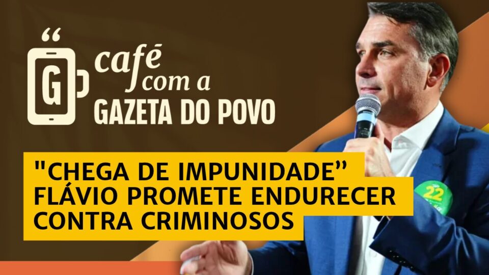 Flávio promete endurecer combate ao crime e impulsionar o Norte