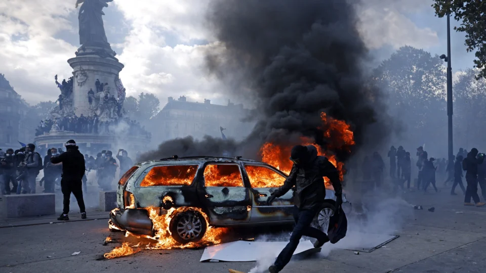 protestos europa