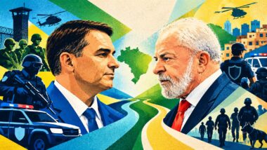 propostas para a área da segurança pública de Flávio Bolsonaro (PL) e Lula (PT)