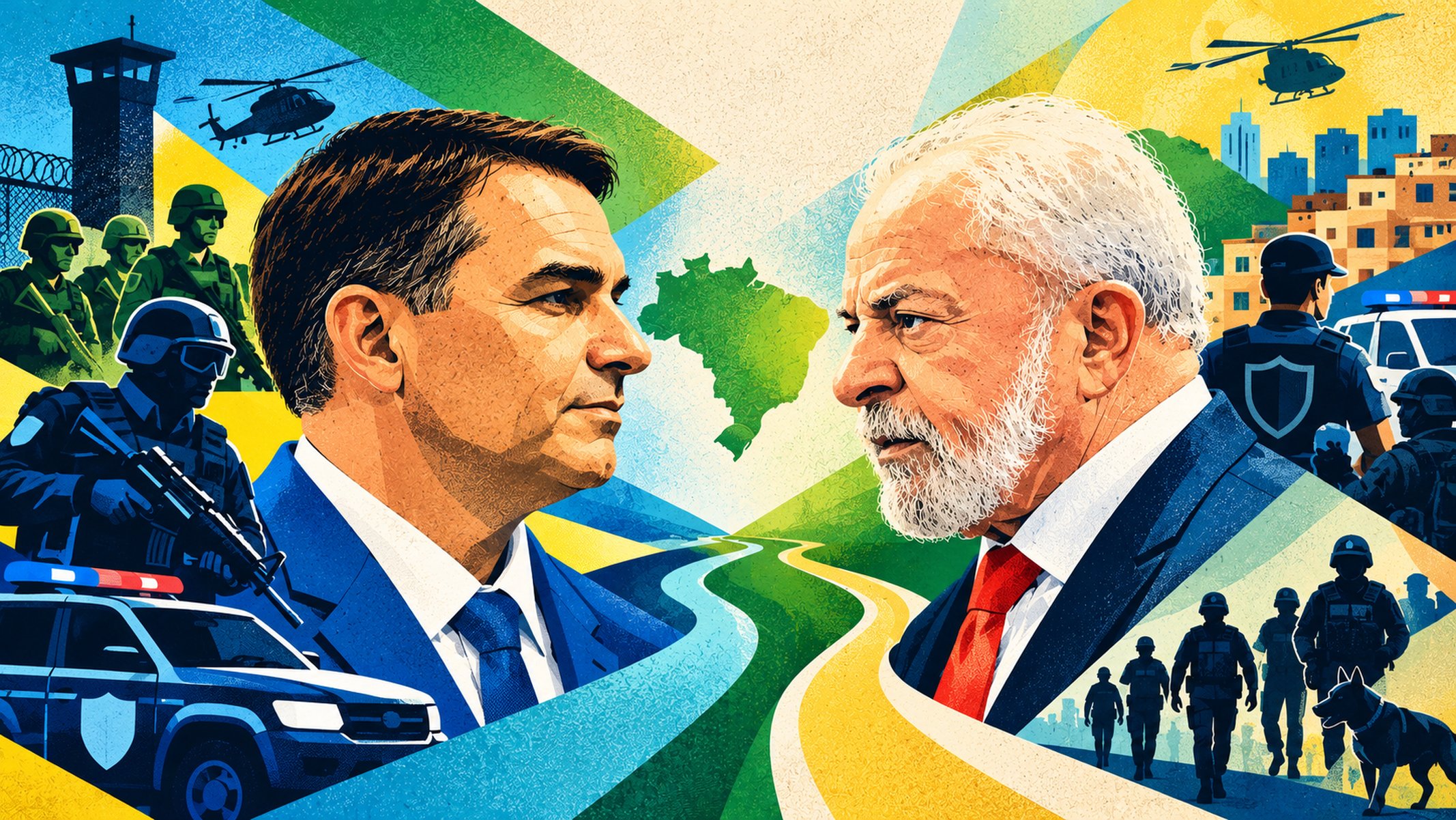 Eleição opõe caminhos de segurança para o Brasil