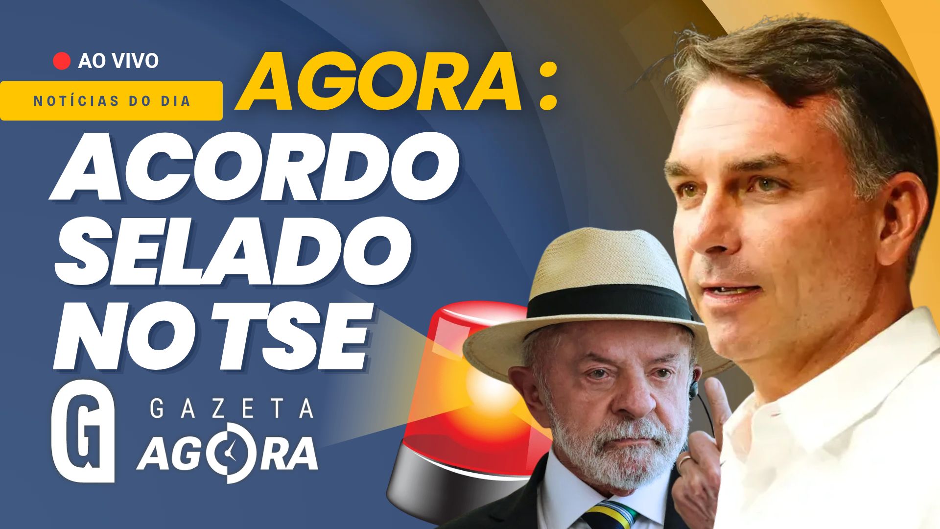Gazeta Agora: Flávio e Lula fecham acordo sobre sigilos e caso vai para pericia