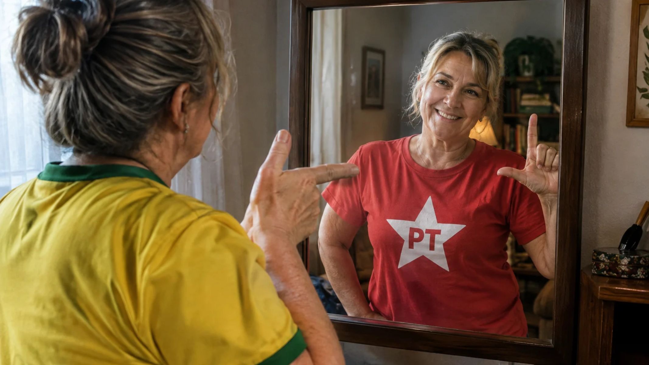 Em 2018 ela era bolsonarista roxa. Agora, faz parte do Exército do Janones.