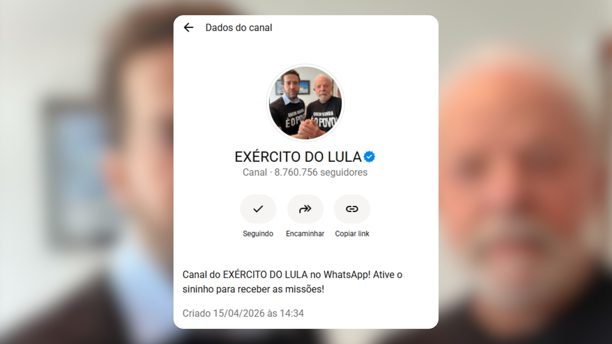 Campanha pede que TSE retire “Exército do Lula” do registro de candidatura após entrada do petista