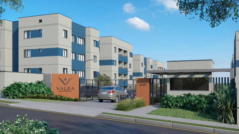 Residencial Valea conta com 160 apartamentos no bairro Heimtal, na Zona Norte de Londrina (PR).